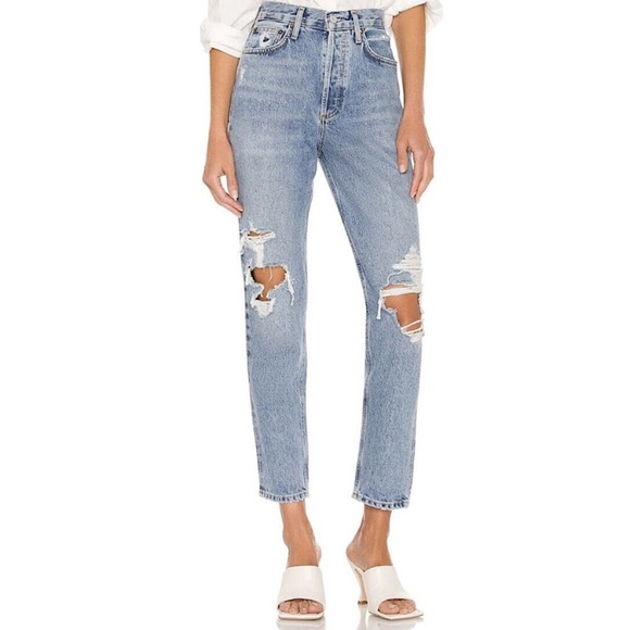 AGOLDE STRAIGHT LEG JEANS - Picture 1 of 12